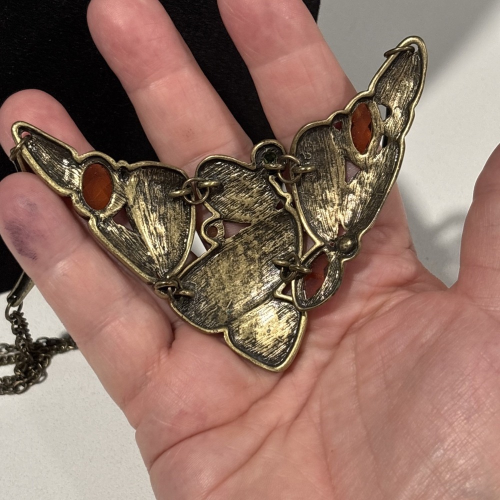 Lot Of 2 Unmarked Amber/Gold Necklaces - Picture 15 of 16